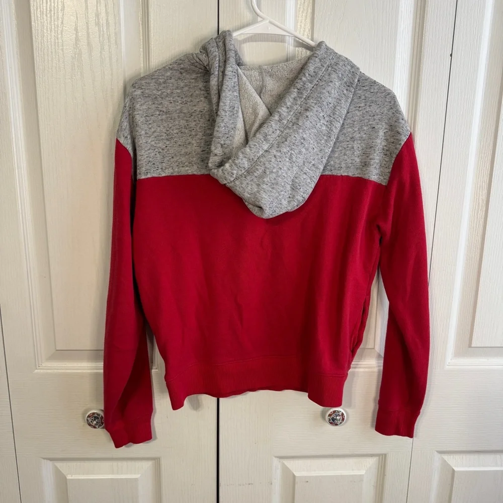 Pink Victoria’s Secret pink gray white hoodie size XS - Picture 4 of 5